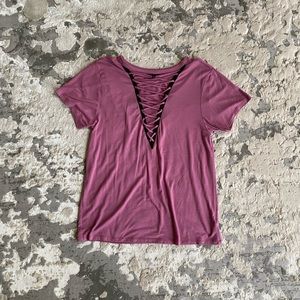 Express Deep V Tee